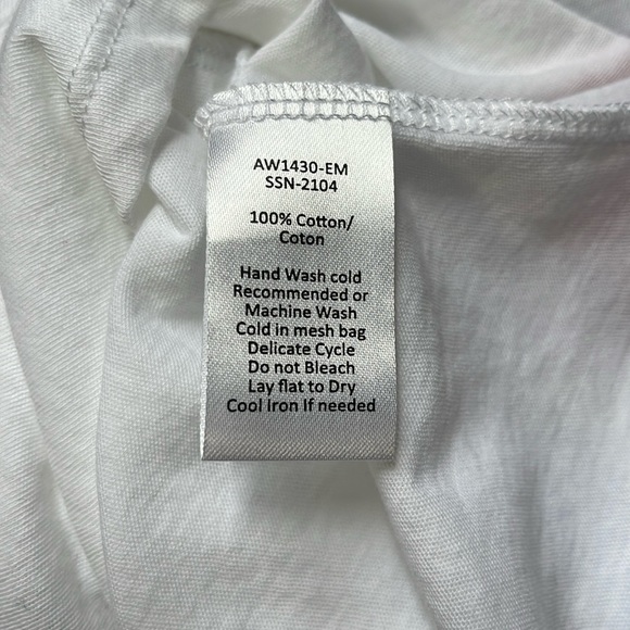 ATM Anthony Thomas Melillo Vintage Jersey Crew Neck T-Shirt white XS *NWT* - Picture 6 of 8